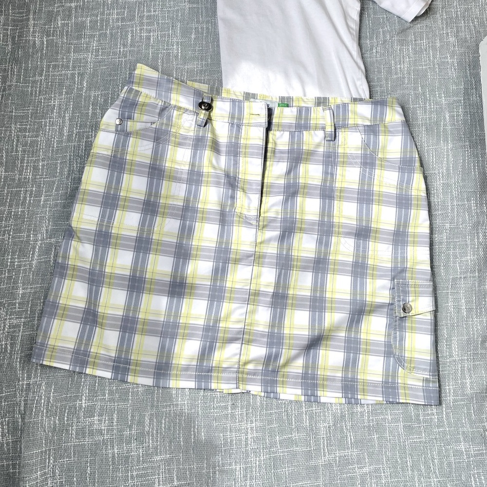 XDS by Daily Sports Plaid Athletic Skort - Size 10